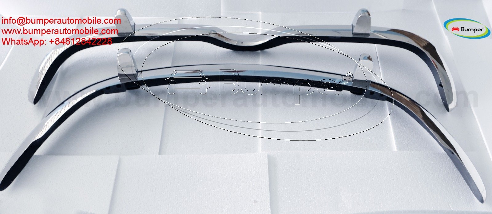Jaguar Mark 2 Slim year 1959-1967 bumpers